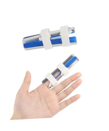 FRCOLOR 3pcs Aluminum Alloy Finger Splint Thumb Brace Finger Splints for Broken Finger Support Finger Brace Finger Splint Brace Finger Support Brace Finger Protector Splint Dislocation M Assorted Color
