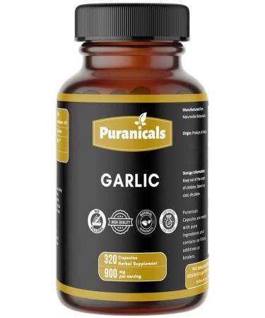 Puranicals Ashwagandha 320 Capsules and Garlic 320 Capsules Herbal Dietary Supplement | Easy Daily Use | Non-GMO Ingredients No Artificial Colors | Traditional Herbal Blend | Capsules Combo Pack - Buy Online on GoSupps.com