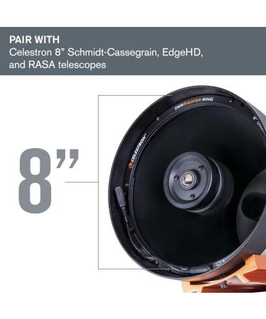 Celestron Dew Heater Ring - Aluminum Dew Prevention for 8 Schmidt-Cassegrain, EdgeHD, RASA Telescopes - Buy Online on GoSupps.com