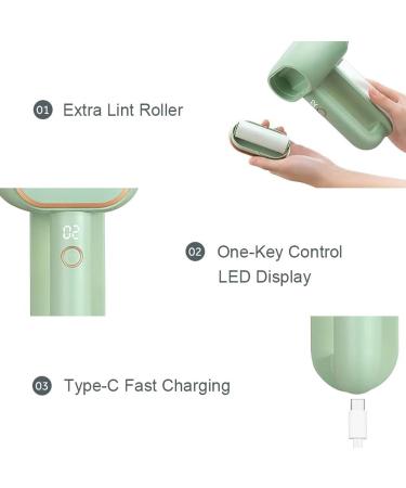 Electric Fabric Shaver & Lint Remover - Dual-Head 3 Speeds Rechargeable - Perfect for Clothes & Furniture - Buy Online on GoSupps.com