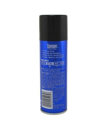 Consort For Men Hair Spray Aerosol Extra Hold 8.30 oz (Pack of 2) - Buy Online on GoSupps.com