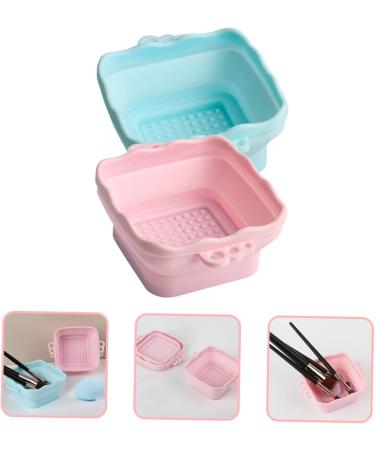 FOMIYES 4 Pcs Cleanser of Makeup Brush Makeup Brush Scrubber Bowl Makeup Cleaning Mat Makeup Brush Cleaners Women s Suits Tools Mat for Cleaning Silica Gel Make up Miss Cleaning Brush - Buy Online on GoSupps.com