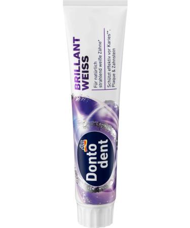 DONTODENT Toothpaste Brilliant White 1 x 125 ml
