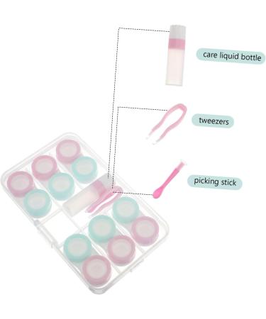 JECOMPRIS 6-Compartment Contact Lens Container Travel-Friendly Lens Organizer & Glasses Frame Storage | 3 Pack (16x10cm) - Perfect for Eye Care - Buy Online on GoSupps.com