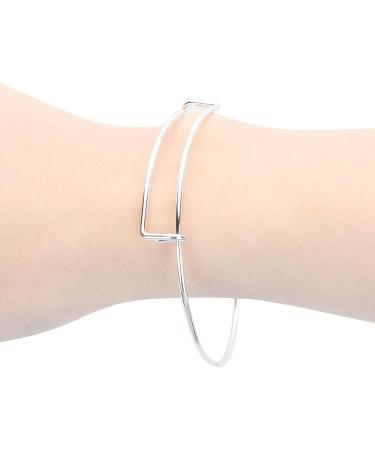 Stainless Steel Adjustable Bangle Rust Resistance Adjustable DIY Bracelet DIY Handmade Bangle 20PCS for Friends for Party - Buy Online on GoSupps.com