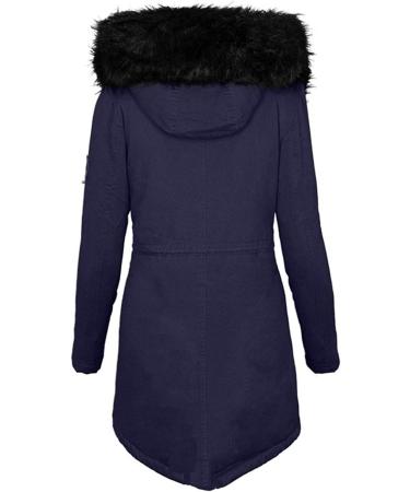 Ronony Ladies Winter Jacket - Thick Warm Coat Hooded Parka with Pockets Stylish & Functional Windbreaker - Buy Online on GoSupps.com