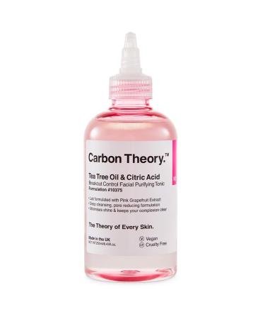 Carbon Theory | Tea Tree Oil & Citric Facial Tonic | with Pink Grapefruit | 250ml