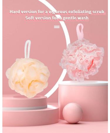 6pcs Bath Loofahs Shower Puff - Exfoliating Body Sponge Set for Shower and Bath - Buy Online on GoSupps.com
