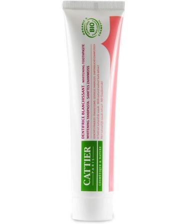 Cattier Paris Gentle Tooth White Toothpaste | Organic Vegan Fluoride-Free Remineralizing Formula (5x75ml) - Buy Online on GoSupps.com