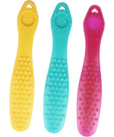 Lurrose Portable Handheld Massager - Body Massage Stick for Pain Relief | Clap Stick & Racket Massage Tool - Yellow Medium | International Shipping Available - Buy Online on GoSupps.com