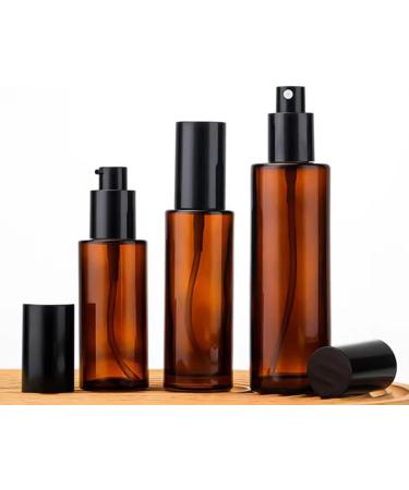 TUPSYBL 2 Pcs 100ml 3.4oz Upscale Amber Glass Spray Bottles Refillable Fine Mist Spray Bottles Cosmetic Bottles Containers for Essential Oil Aromatherapy Makeup Travel - Buy Online on GoSupps.com