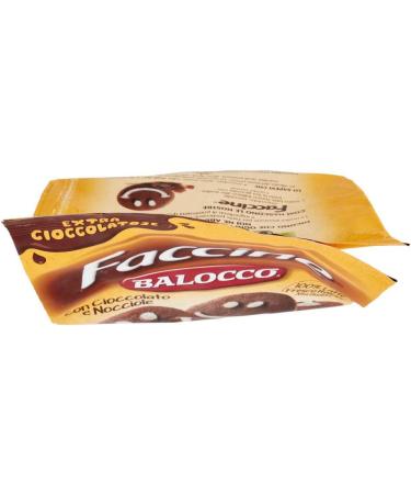  Balocco 3 x Balocco Faccine Biscotti con cioccolato e nocciole cookies with chocolate and hazelnuts biscuits 100% Italian biscuits 700 g - Buy Online on GoSupps.com