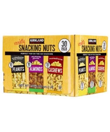 Kirkland Signature Variety Snacking Nuts, 3.0 lb