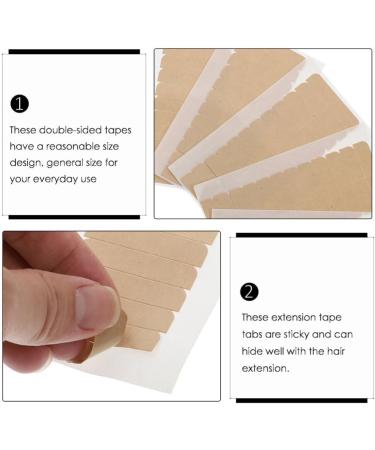 Beaupretty 6 Sheets Double-sided Tape Wig Adhesive Tape Hair Extensions Wig Tape Double Sided Tape for Hair Extensions Wigs Adhesive Hair Extension Tapes Hair Extensions Tapes Replace Suite - Buy Online on GoSupps.com