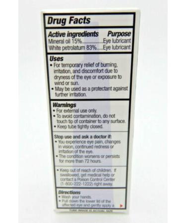 Major LubriFresh P.M. Eye Lubricant 1/8 OZ (3.5g) - 2 Bottles - Buy Online on GoSupps.com