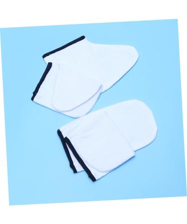 minkissy 2 Pairs Wax Gloves Wax Bath Hand Mitts Paraffin Wax Mitts Insulated Gloves Paraffin Wax Bath Gloves & Booties Paraffin Bath Cloth Gloves Insulation Cotton Take a Bath - Buy Online on GoSupps.com