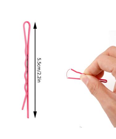 50 Multi-Coloured Metal Hair Clips with Storage Box - 5.5 cm | International Shipping Available - Buy Online on GoSupps.com