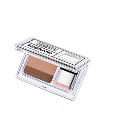 Lazy Eyeshadow Two-Tone Glitter Palette | Waterproof & Long Lasting | Easy Makeup Set with Brush - Buy Online on GoSupps.com