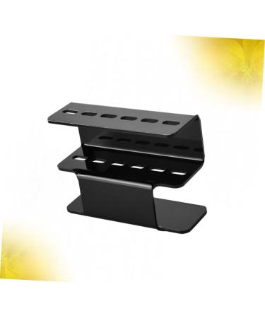 Balacoo Eyelash Extension Organizer - 2 Pcs Tweezer Stand & Storage Case for False Eyelashes | Cosmetic Display Rack - Black - Buy Online on GoSupps.com