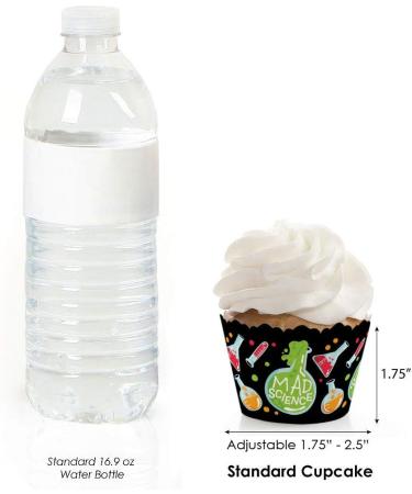 Big Dot of Happiness Scientist Lab - Mad Science Baby Shower or Birthday Party Decorations - Party Cupcake Wrappers - Set of 12 - Buy Online on GoSupps.com