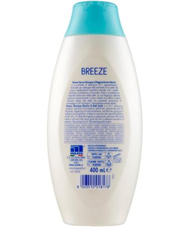  Felce Azzurra BREEZE Neutral Shampoo and Shower Gel effectively cleanses the body and hair 400 ml + 1 free Felce Azzurra Talc 100 g - Buy Online on GoSupps.com