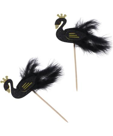 HOMSFOU 10 Pcs Birthday Cake Toppers Cupcake Topper Cake Pick Cake Decoration Wing Party Supplies - Buy Online on GoSupps.com