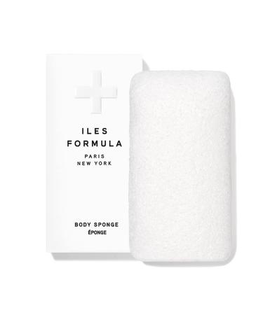 Iles Formula Body Sponge: Natural + Anti-Bacterial + Non-Toxic Body Sponge to Optimize Soap Lather and Nourish The Skin