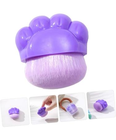 FOMIYES Cat Claw Foundation Brush Makeup Brush Blush Brush Portable Foundation Brush Portable Concealer Brush Foundation Applicator Brush Cat Paw Plastic No Trace Purple Travel - Buy Online on GoSupps.com