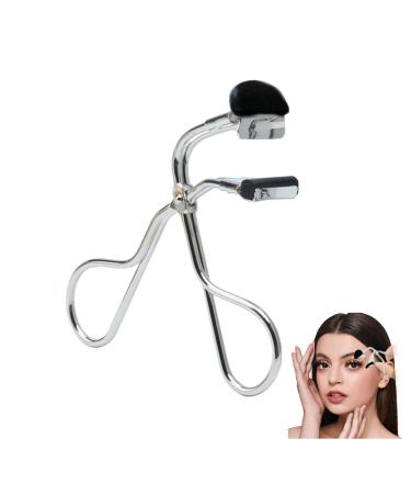 Mini Eyelash Curler Lash Extension Curlers Silicone Strip for Eye Protection Small Precision Individual Half Clamper Corner Partial for Eyes Short Lashes Trim Clamp Portable Makeup Tool