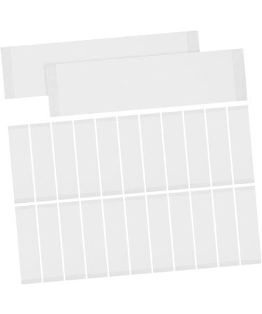 BIUDECO Fashion Clothing Tape 300 Sheets Anti-Light Stickers Non- Double Sided Tape White Transparent Stickers Bra Tape Whitex5pcs 8.5x1.2cmx5pcs - Buy Online on GoSupps.com