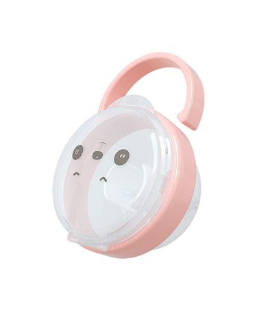 Baby-pacifier storage box transparent silicone-pacifier storage box portable storage box dummy container for toddlers nipple envelopes prevent bacterial dust for the trip