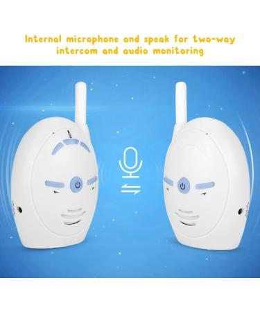 Digital Audio Baby Monitor with Nanny Intercom Surveillance System - Wireless Safety Camera & Electronic Alarm (White) - Buy Online on GoSupps.com