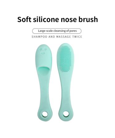Silicone Nose Brush & Face Scrubber - 5PCS Manual Blackhead Remover & Exfoliator Tool for Flawless Skin Care - Buy Online on GoSupps.com