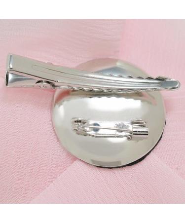 Lady Peony Silk Pink Corsage Hair Clip for Party Wedding Headdress - Buy Online on GoSupps.com