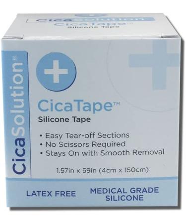CicaTape Soft Silicone Tape 1.57in x 59in - Hypoallergenic Skin-Friendly Adhesive - Buy Online on GoSupps.com
