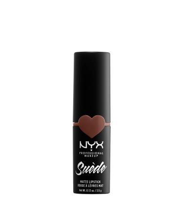 NYX Suede Matte Lipstick - Free Spirit (Medium Nude with Pink) | Vegan Formula - Buy Online on GoSupps.com