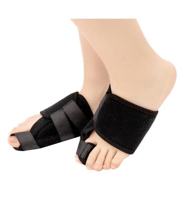Cazaru Bunion Corrector Bunion Pain Relief toe separator kit adjustable size hallux valgus correction bunion splint corrector for men and women day-night support A 4 par