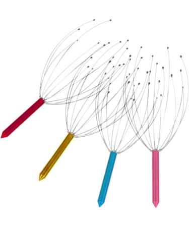 Clispeed 12 pcs Head Massager - Therapeutic Scalp Massage Tool Claw - Metal Office Scraper for Deep Relaxation & Stress Relief - Buy Online on GoSupps.com