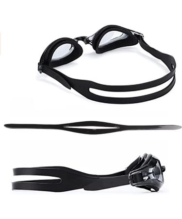 2-Piece Universal Silicone Dive Mask Strap Replacement - Black | Flexible Swim Eyewear Accessories for Scuba Diving & Swimming - Buy Online on GoSupps.com