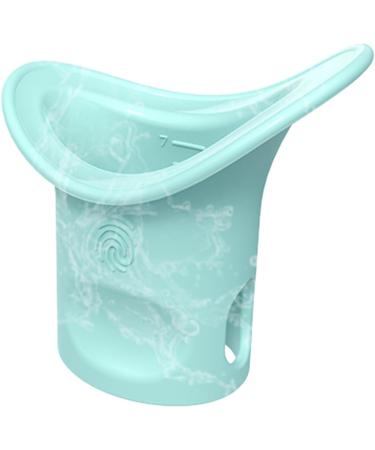 Eye Wash Cups | Silicone Eye Washer Portable Cleaning Cup - Soft Eye Bath Eye Cleaner Cup with Scale for Eye Washing Refresh and Clean Tired Eyes Skoulazeo Blue - Buy Online on GoSupps.com