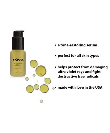 RAYA Vitamin-C Serum (503) | Protective Anti-Aging Facial Treatment | Improves Complexion & Shields from UV Rays - Buy Online on GoSupps.com