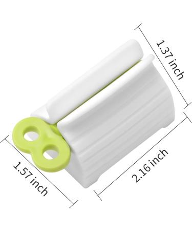 Buy 3 x Toothpaste Squeezer & Toothpaste Seat Holder - Green Bathroom Accessories for Effortless Cleanliness - Buy Online on GoSupps.com