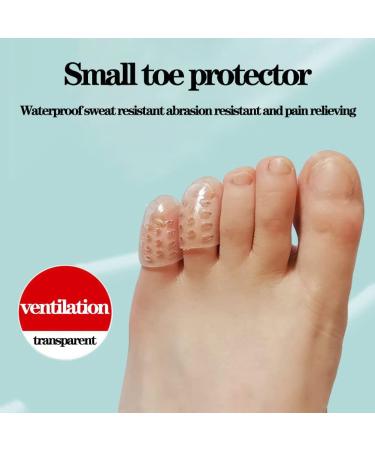 Breathable Silicone Toe Covers - 10pcs, Protects Against Toe Pain, Ingrown Toenails, Corns, Blisters, Hammer Toes - Buy Online on GoSupps.com