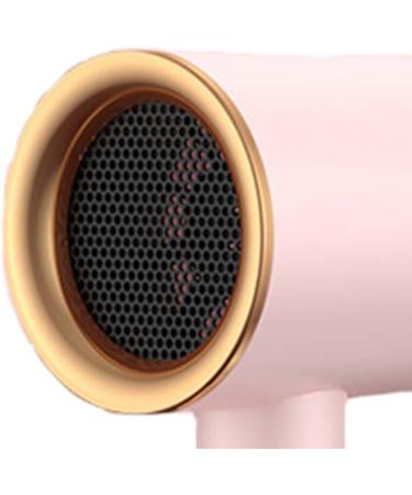 Hair Drier Professional Mute 360 Degree Rotatable Nozzle Hair Drier Fast Drying Folding Design ABS PP Portable Powerful Blow Dryer for Home Salon (with Blue Light) Pink With Blue Light - Buy Online on GoSupps.com