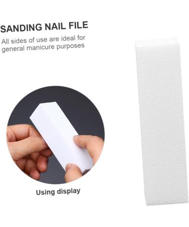 minkissy Toenail File Nail File Kit Nail Sanding Buffer Nail Sanding Block Nail Files Board Nail Files and Buffers Buffing Block Double Sided Nail Files Manicure Tools Pedicure White Baby - Buy Online on GoSupps.com