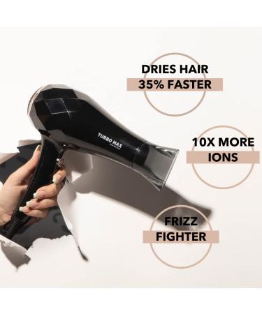 InStyler Turbo Max Ionic Dryer - Fast Drying for Healthy Shiny Hair - Lightweight Hi-Torque Motor Custom Heat & Power - Shop Now - Buy Online on GoSupps.com