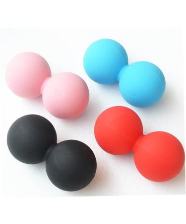 Ultechnovo 3-in-1 Peanut Massage Ball - Silicone Lacrosse Roller for Muscle Relief & Yoga Fitness - Buy Online on GoSupps.com