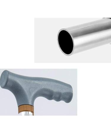 Walking Stick Crutches Crutches for The Elderly Anti Skid Sticks Crutches for The Elderly Four Legged Crutches for The Elderly Medical Telescopic Rods Silver Crutch Selfless dedication - Buy Online on GoSupps.com