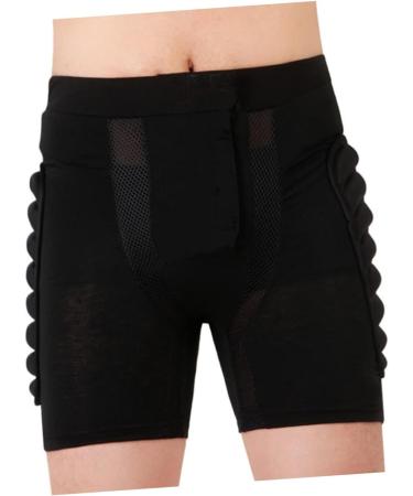 Besportble 3D Padded Shorts for Skiing Skating & Hockey - Black Short Pants for Ultimate Comfort - Buy Online on GoSupps.com