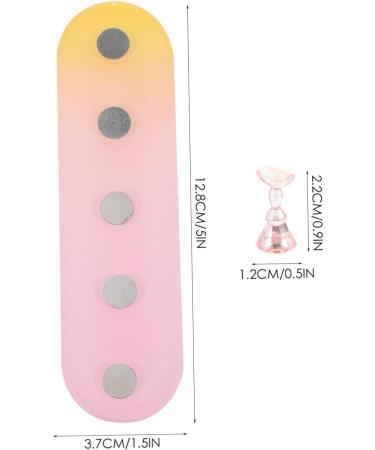 FRCOLOR 2 Sets Nail Practice Holder Nail Decorations for Nail Art Nail Polish Stand Nail Displays Nail False Fingernails Decorative Nail Stand Nail Holder for Nail Polish Cosmetics - Buy Online on GoSupps.com